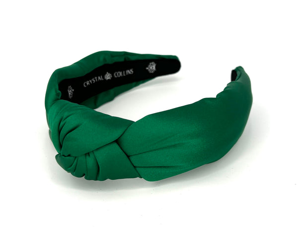 Green Satin Headband Combo